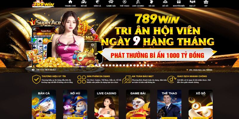 Trò chơi đa dạng tại 789WIN